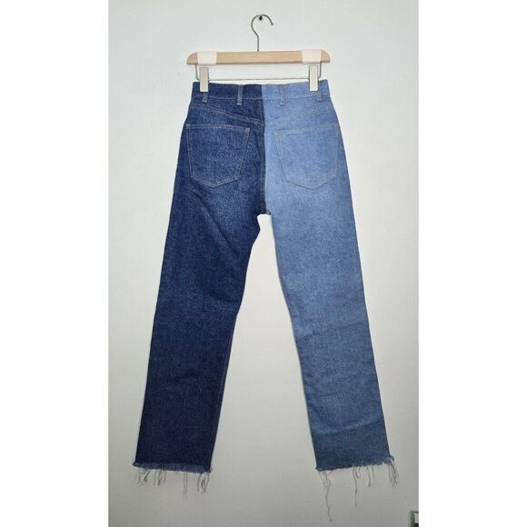 Asos Women's Two Toned Jeans Size 25 New - Picture 6 of 8